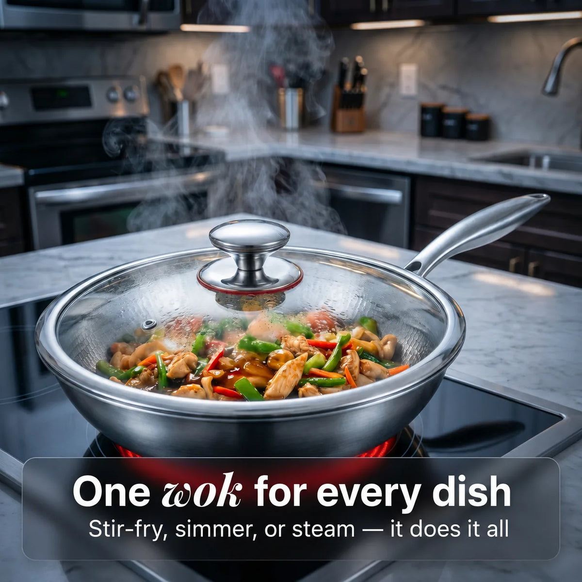 Pure Titanium Wok